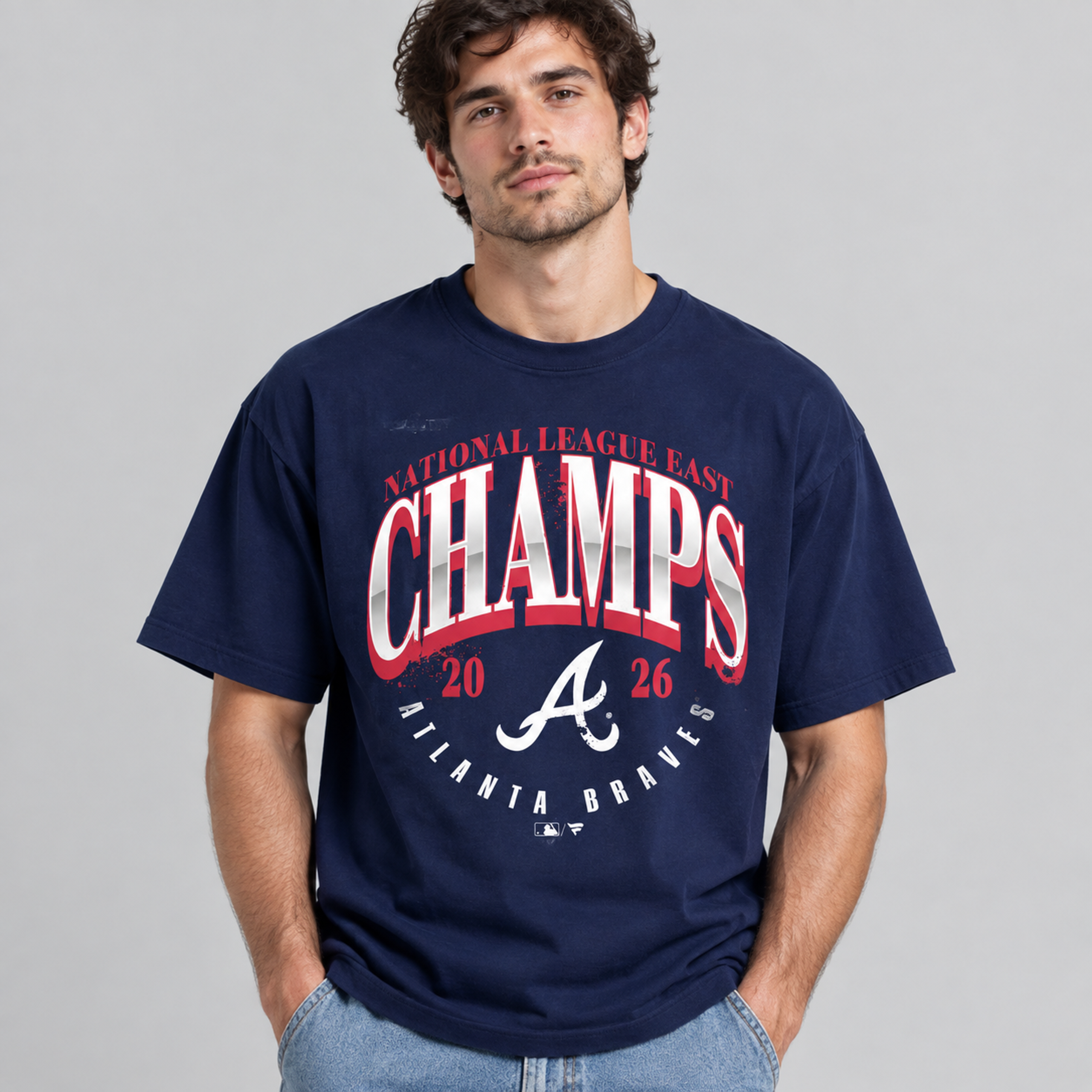 Atlanta Braves Navy – 2026 NL East Division Champions Unisex T-Shirt