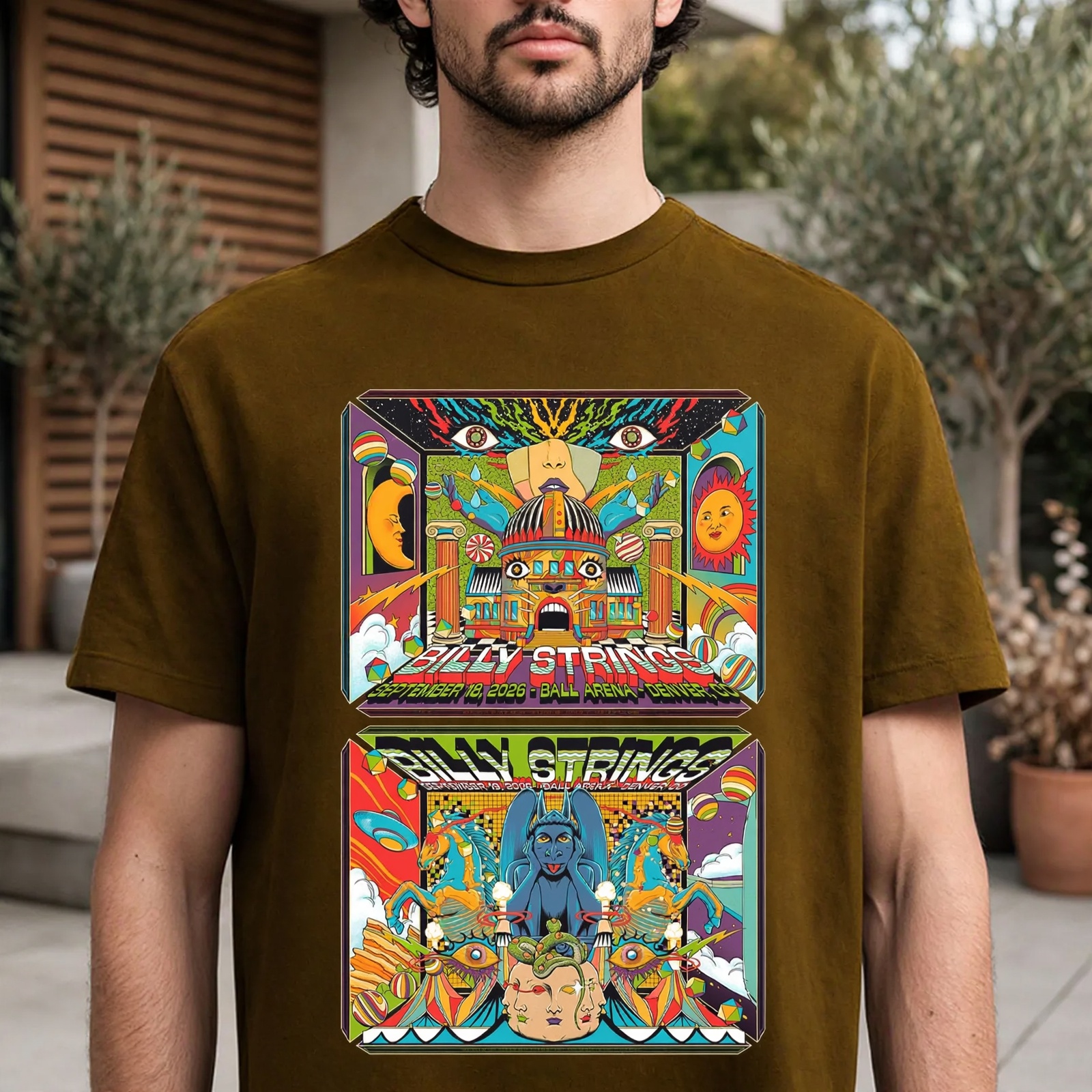 Billy Strings Night 1 & 2 2026 Combo Tee – Ball Arena Denver Sept 18–19 T-Shirt