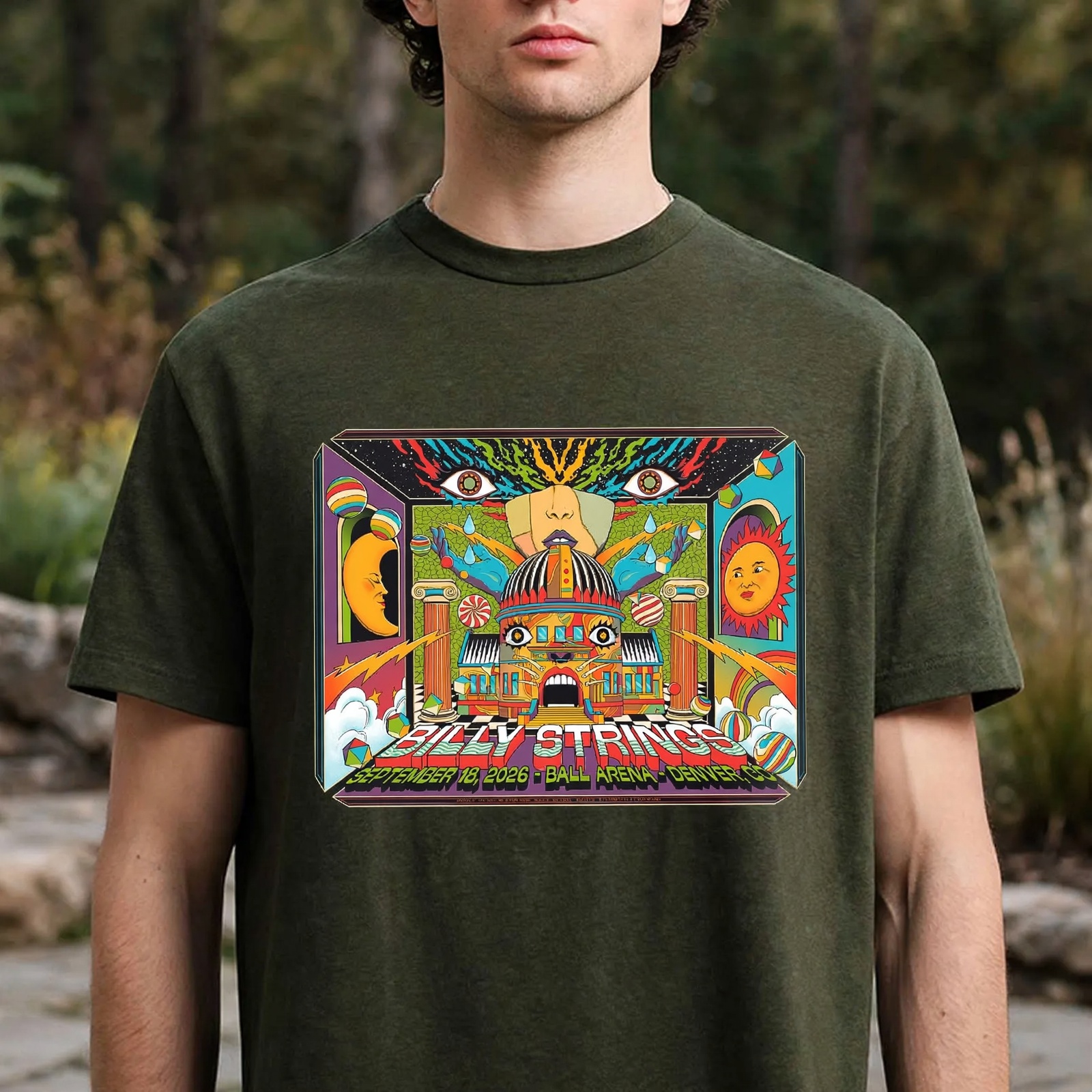 Billy Strings Night 1 2026 Tee – Ball Arena Denver Sept 18 T-Shirt