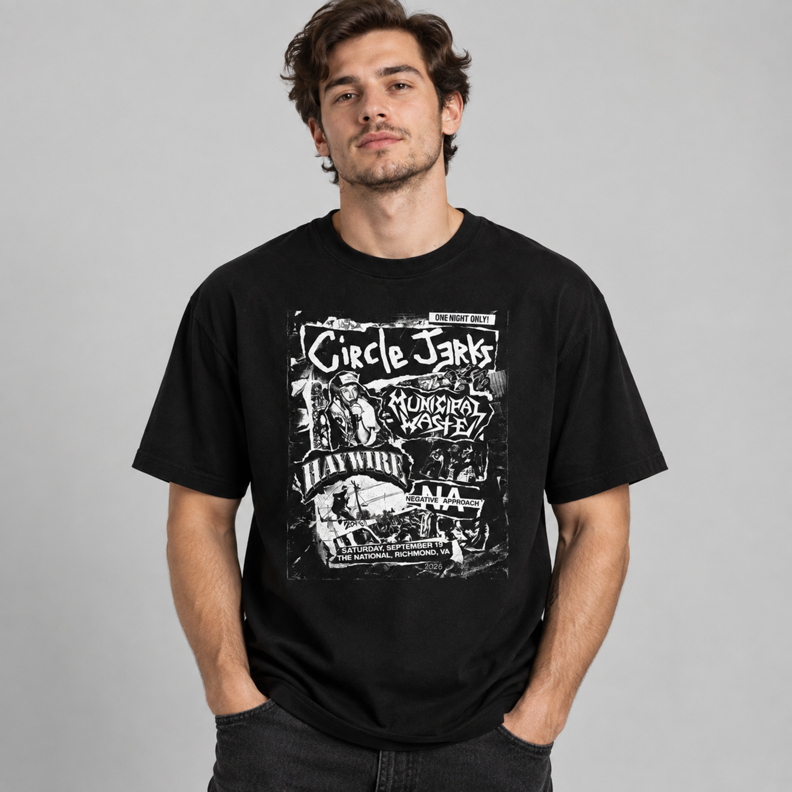 Circle Jerks – Richmond VA 2026 Event Unisex T-Shirt (The National, Sept 19)