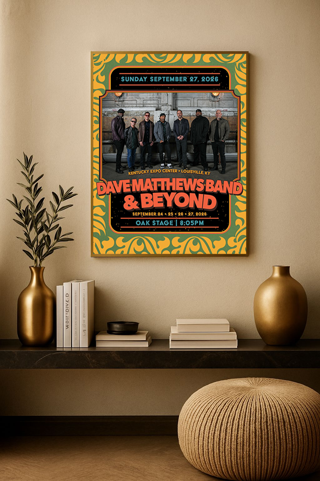 Dave Matthews Band & Beyond – Louisville KY 2026 Poster Canvas