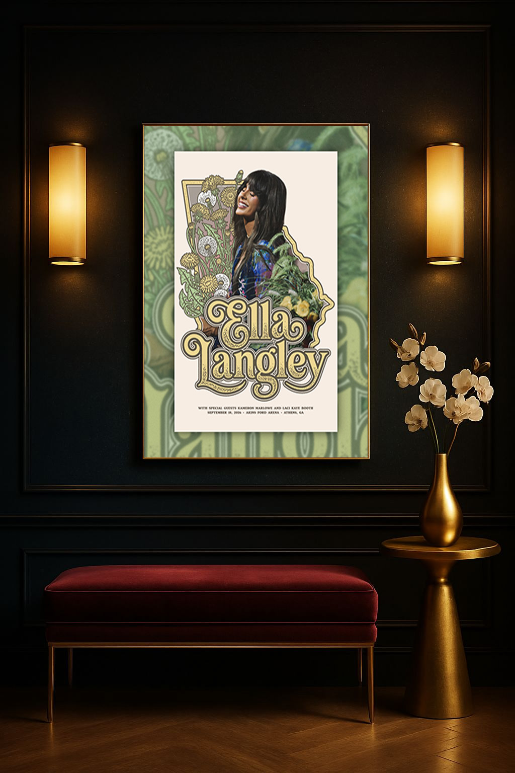 ella-langley-athens-ga-2026-concert-poster-canvas-dandelion-tour-wall-art-4 Ella Langley Athens GA 2026 Concert Poster Canvas – Dandelion Tour Wall Art 2