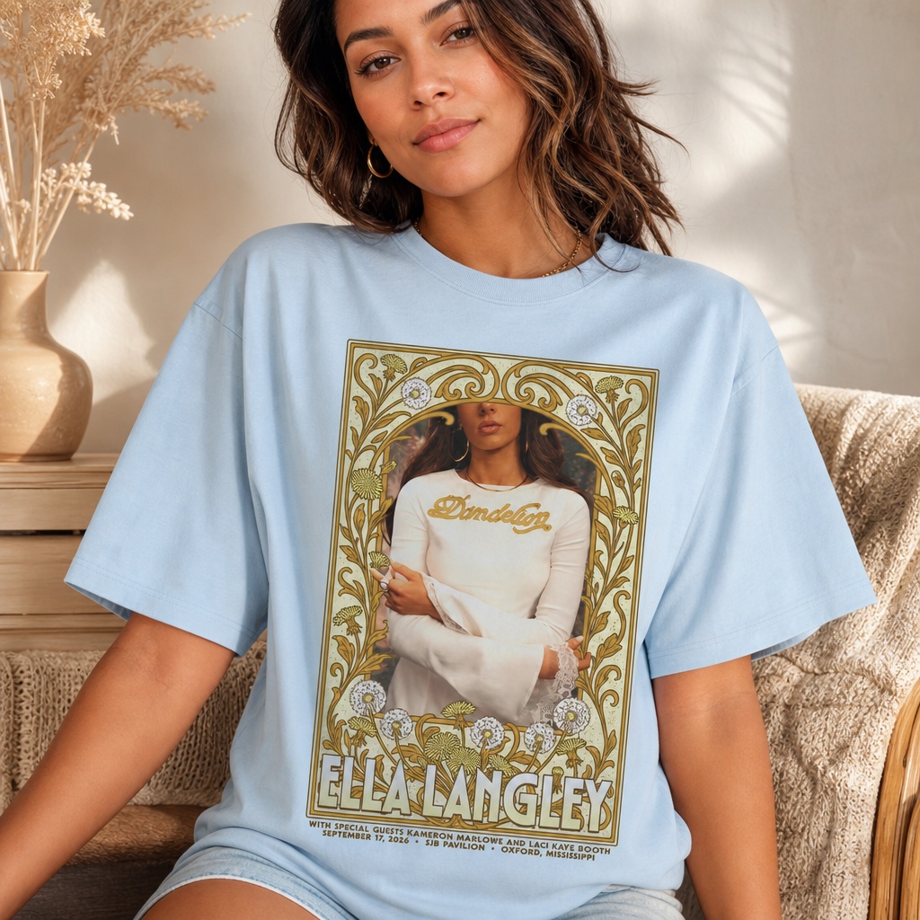 ella-langley-oxford-ms-2026-concert-t-shirt-sjb-pavilion-dandelion-tour-tee-1 Ella Langley Oxford MS 2026 Concert T-Shirt – SJB Pavilion Dandelion Tour Tee 5