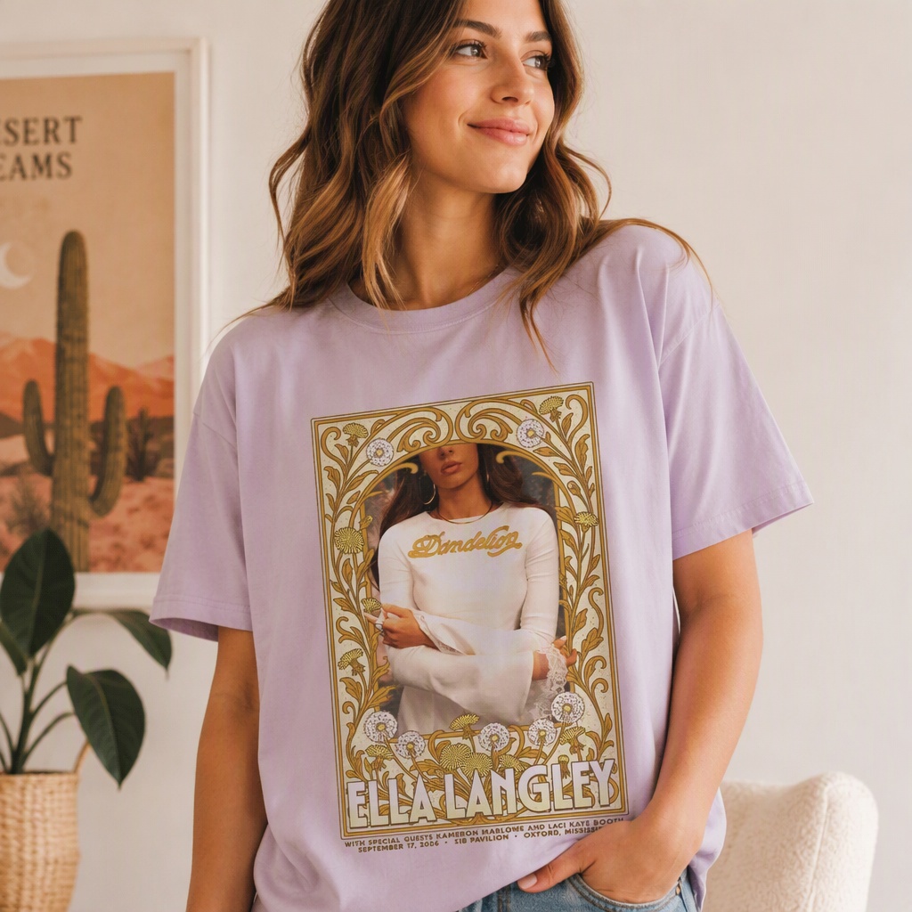 ella-langley-oxford-ms-2026-concert-t-shirt-sjb-pavilion-dandelion-tour-tee-3 Ella Langley Oxford MS 2026 Concert T-Shirt – SJB Pavilion Dandelion Tour Tee 3