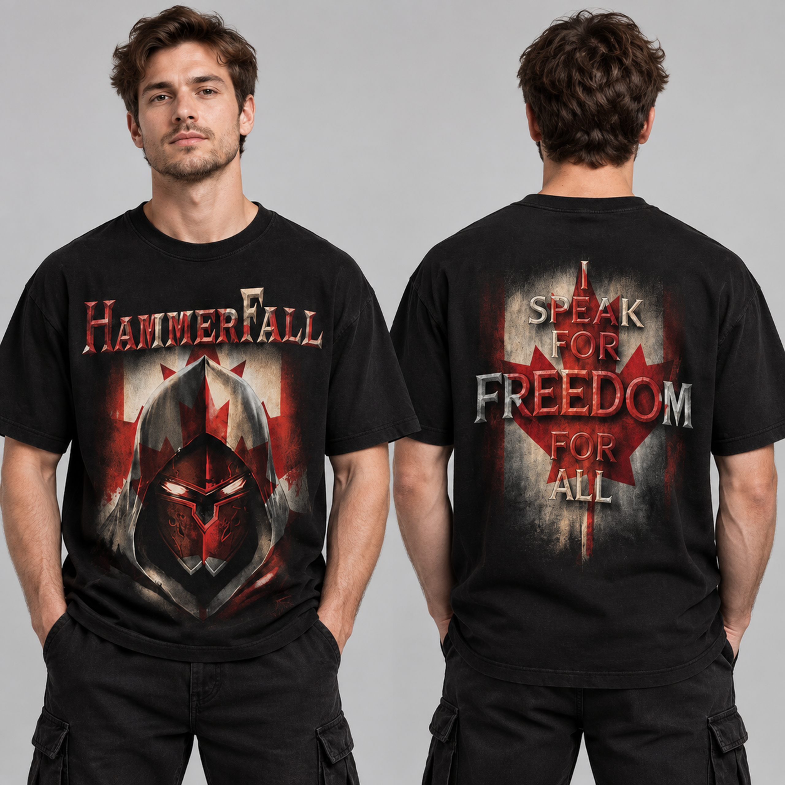 HammerFall – “Speak For Freedom For All” 2026 Two-Sided Unisex T-Shirt