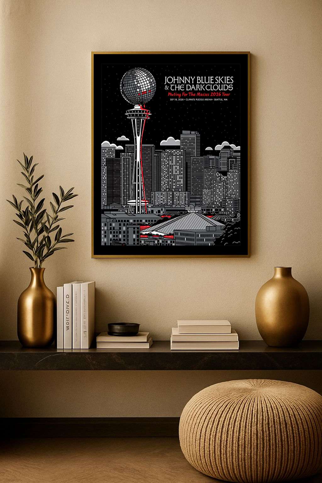 Johnny Blue Skies & The Dark Clouds – Seattle 2026 Event Poster