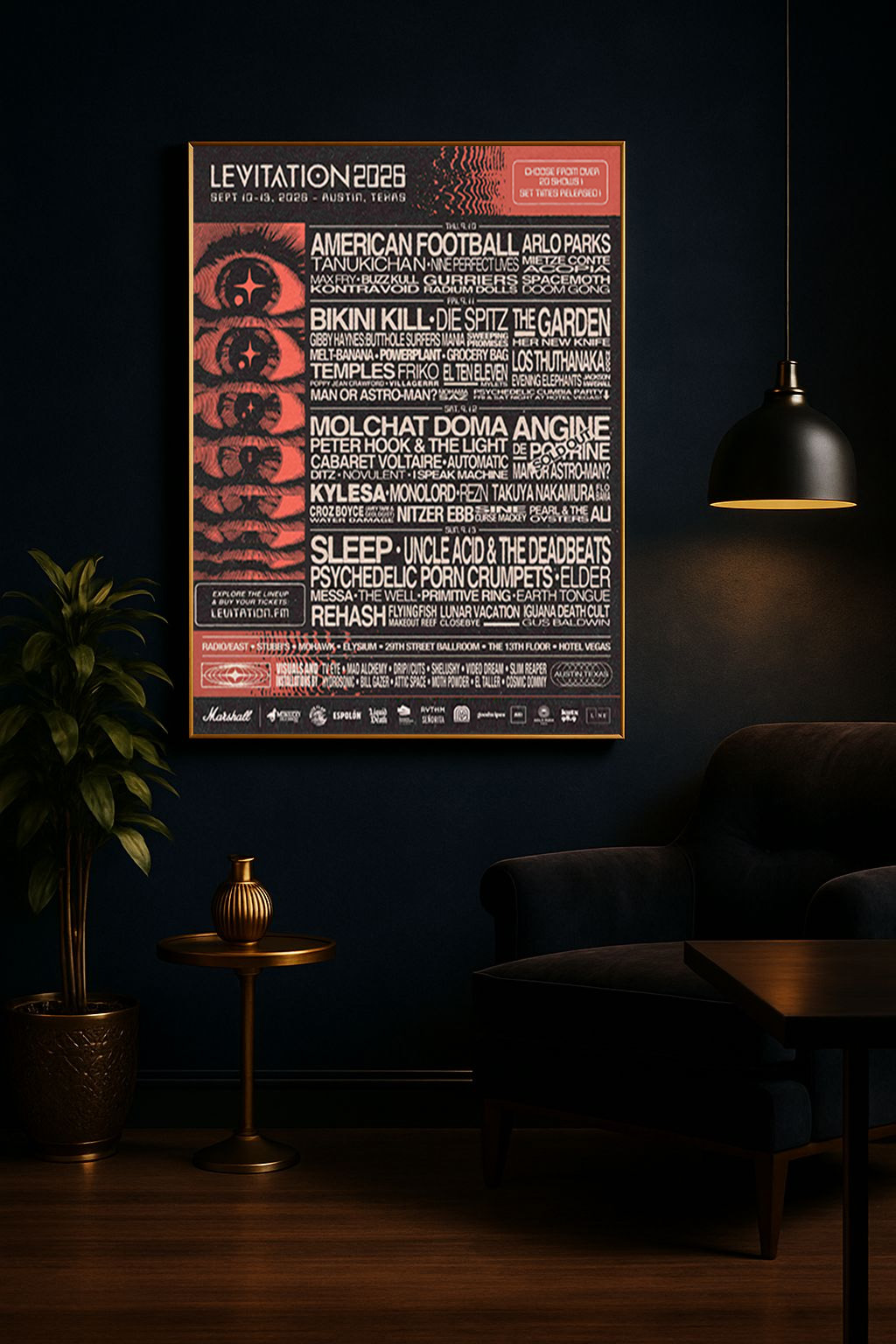 levitation-festival-2026-full-lineup-poster-austin-tx-sept-10-13-canvas-print-3 Levitation Festival 2026 – Full Lineup Poster – Austin TX Sept 10–13 Canvas Print 3