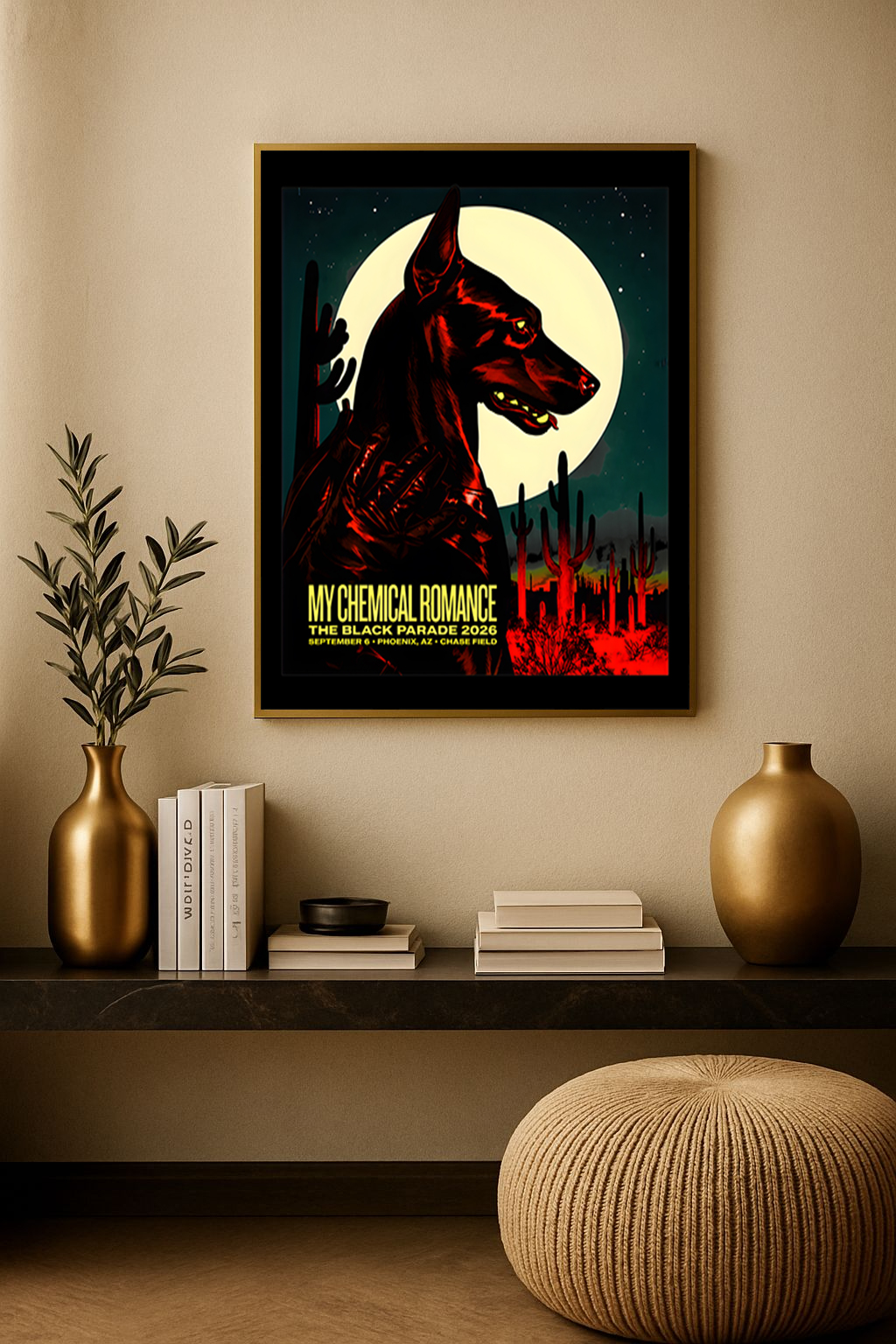 My Chemical Romance – Phoenix 2026 Event Poster – Chase Field Sept 6 Canvas Print
