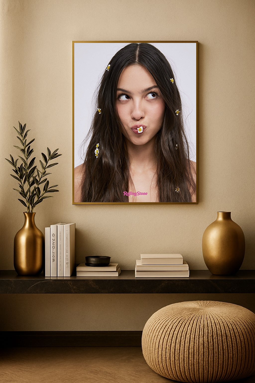 Olivia Rodrigo – Rolling Stone Digital Exclusive Photo Poster Canvas Print