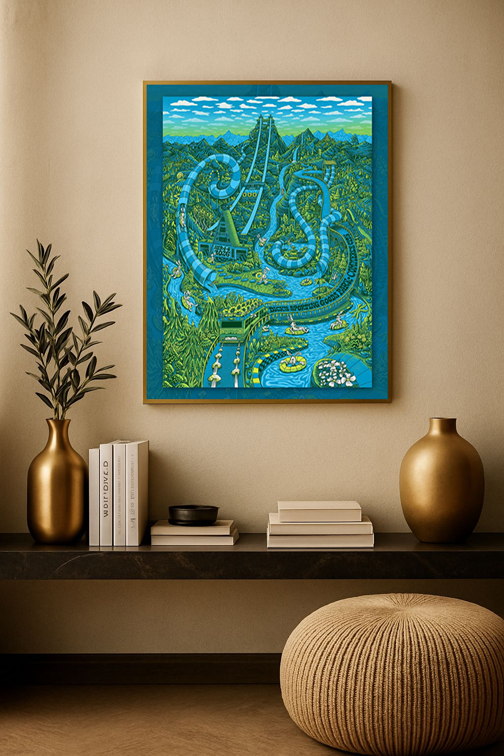 Phish Dry Goods – Commerce City 2026 Event Poster – Dick’s Sporting Goods Park Sept 4–6 Canvas Print