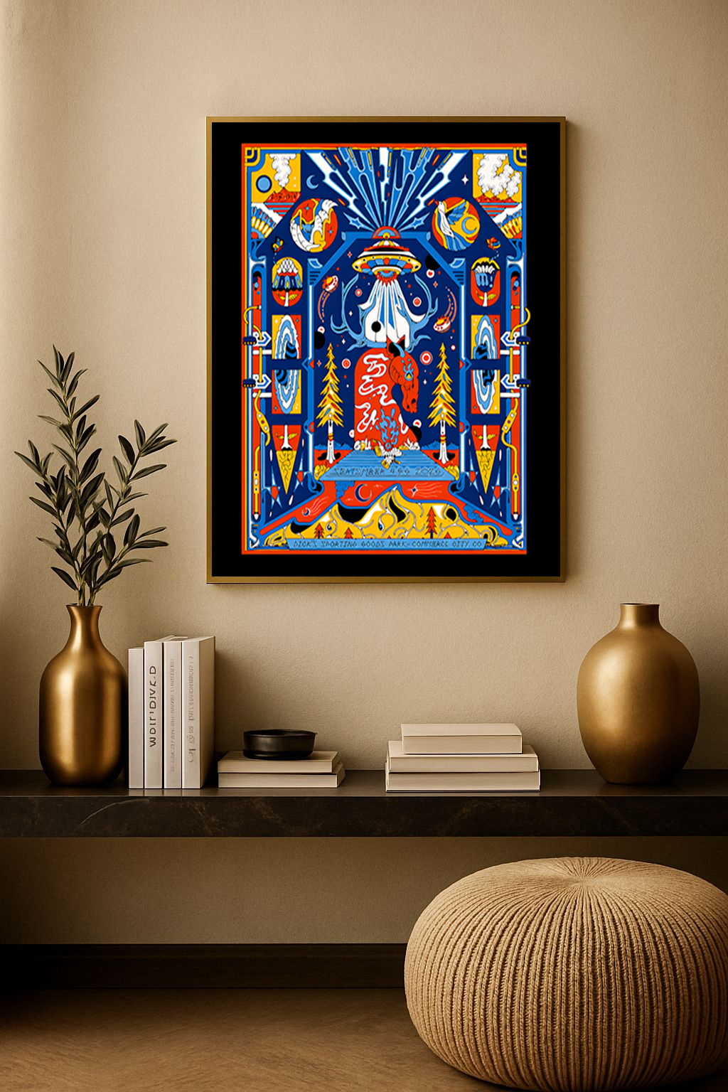 Phish Dry Goods – Commerce City 2026 Event Poster (First Edition) – Dick’s Sporting Goods Park Sept 4–6 Canvas Print