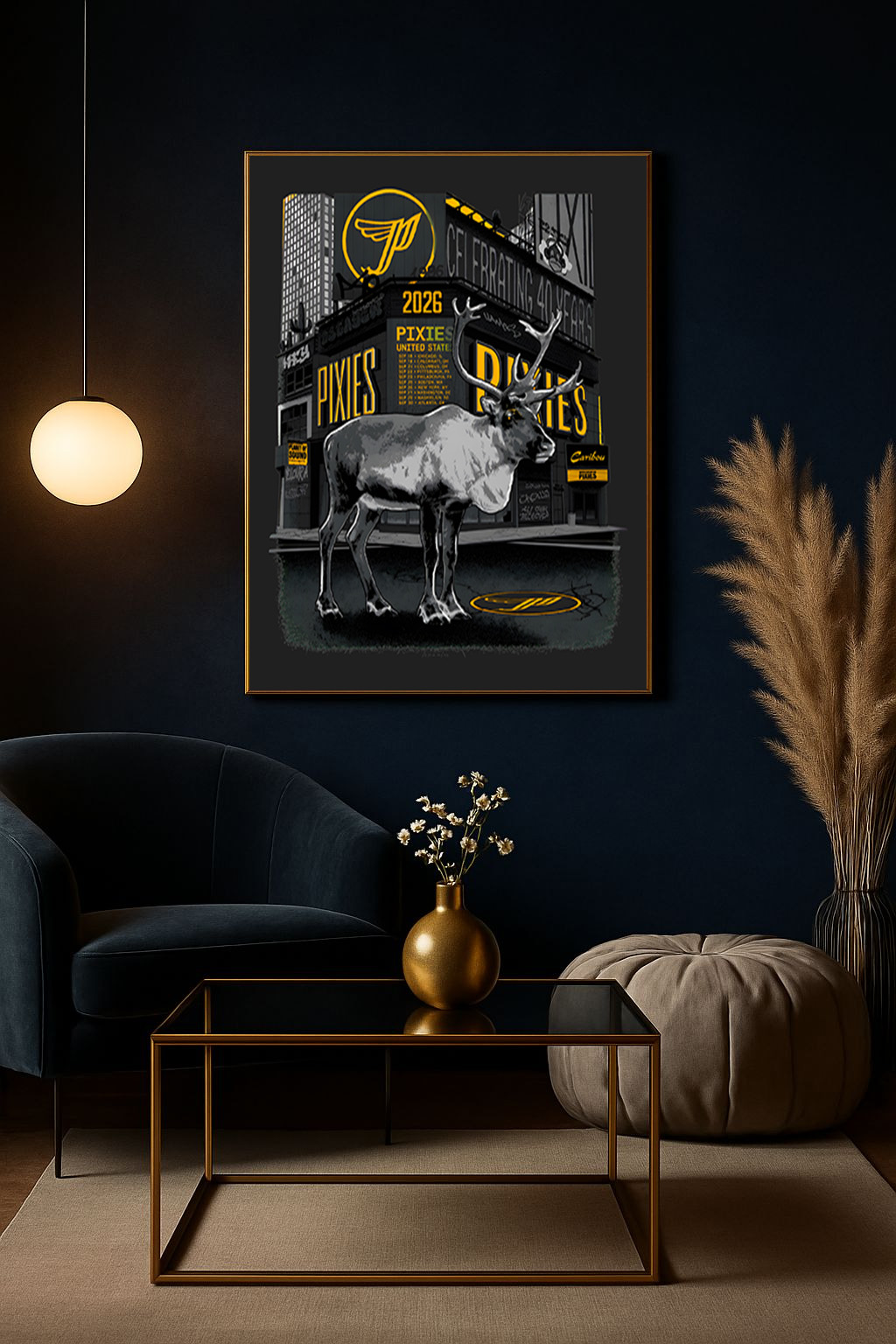 pixies-40th-anniversary-us-tour-2026-poster-celebrating-40-years-schedule-canvas-print-2 Pixies 40th Anniversary US Tour 2026 Poster – Celebrating 40 Years Schedule Canvas Print 4