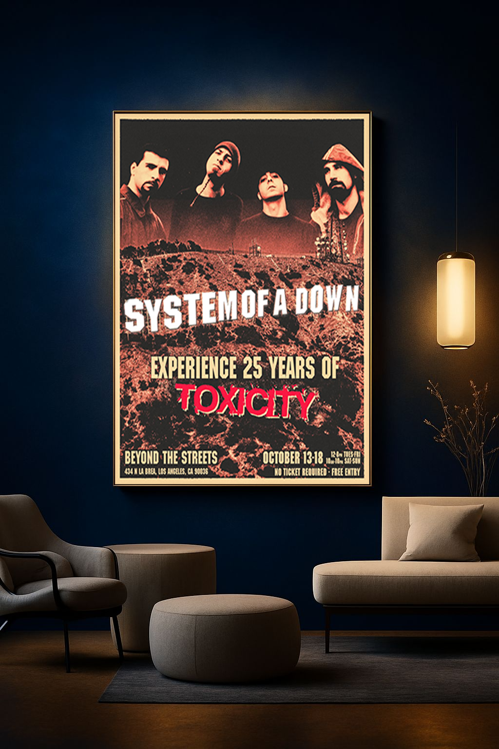 System of a Down – Toxicity 25th Anniversary Exhibition at Beyond