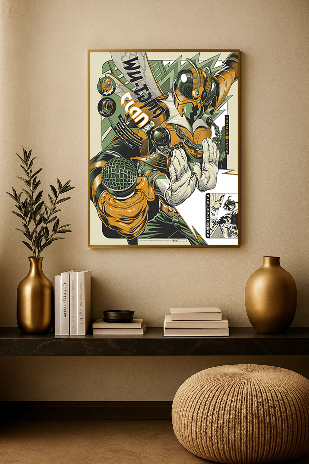 Wu-Tang Clan – Clarkston 2026 Event Poster – Pine Knob Music Theatre Sept 6 Canvas Print