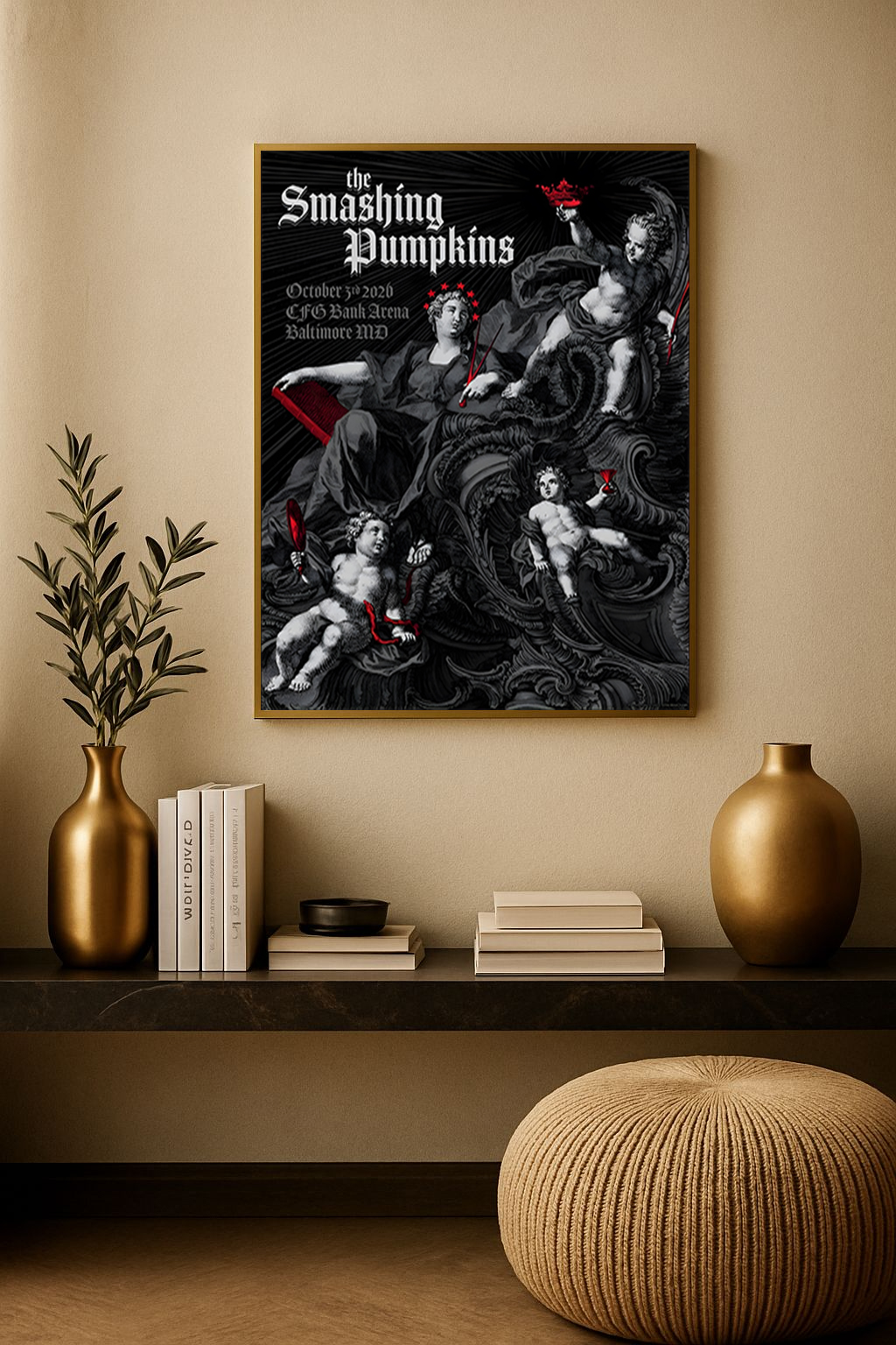 The Smashing Pumpkins – Baltimore MD 2026 Show Poster (Live at CFG